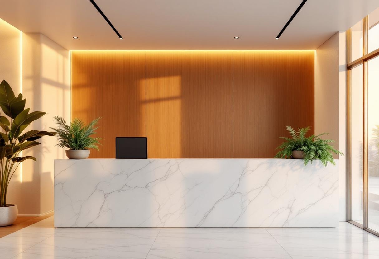 Front desk and check-in