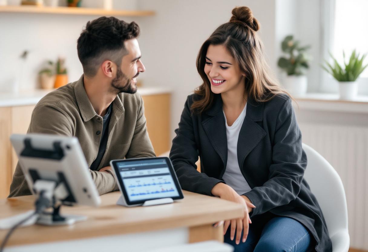 New-patient consult in the treatment-coordinator office