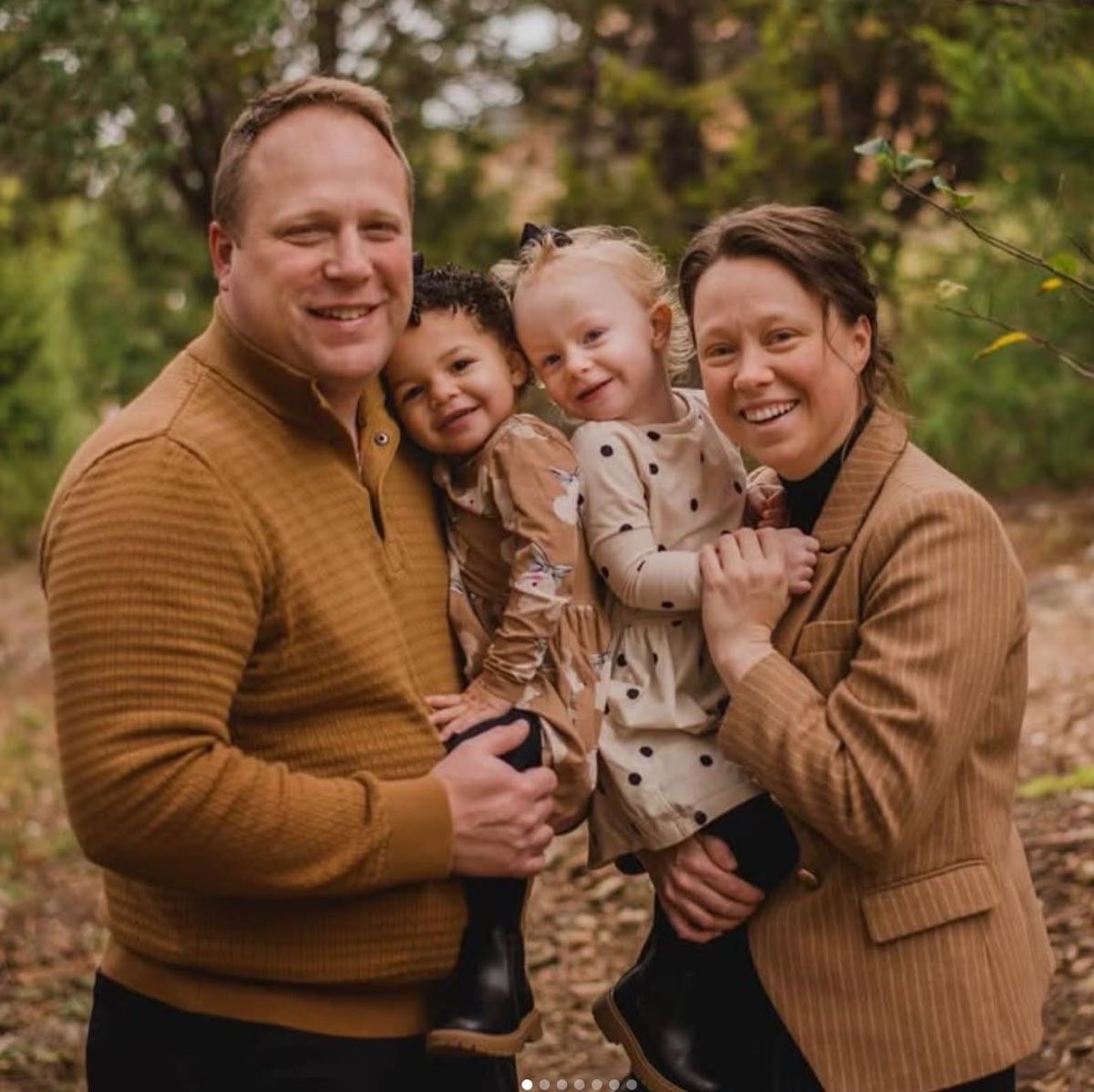 The Scott family in Watertown, South Dakota